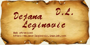 Dejana Leginović vizit kartica